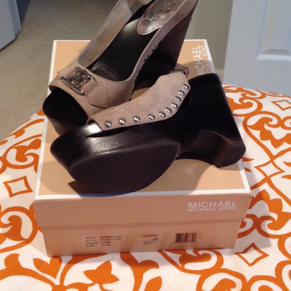 Michael Kors, size 8.5 sling backs